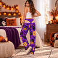Bewitched black cat drop-seat Halloween pajamas | USAGatherCo