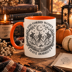 God Forbid Women Have Hobbies dancing witches mug, view 2