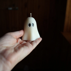 Cute soy wax ghost candles for Halloween table, view 4