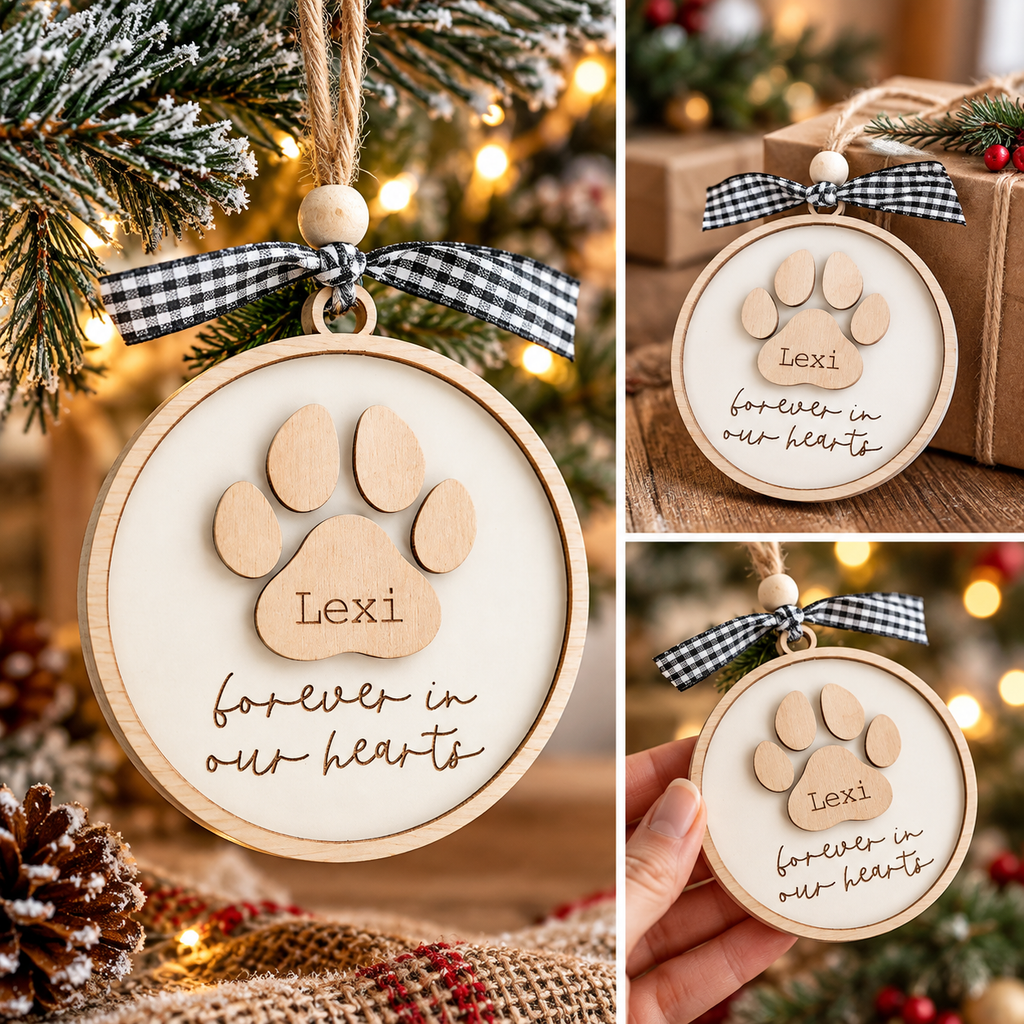 Personalized Pet Memorial Ornament, view 2