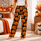 Jack-o'-lantern pajamas, detail