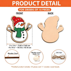 Double-sided wooden Halloween cat garland for mantel, view 4