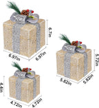 Warm White LED Light-Up Present Boxes, view 5