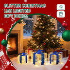3-Piece Light Up Christmas Presents, view 6