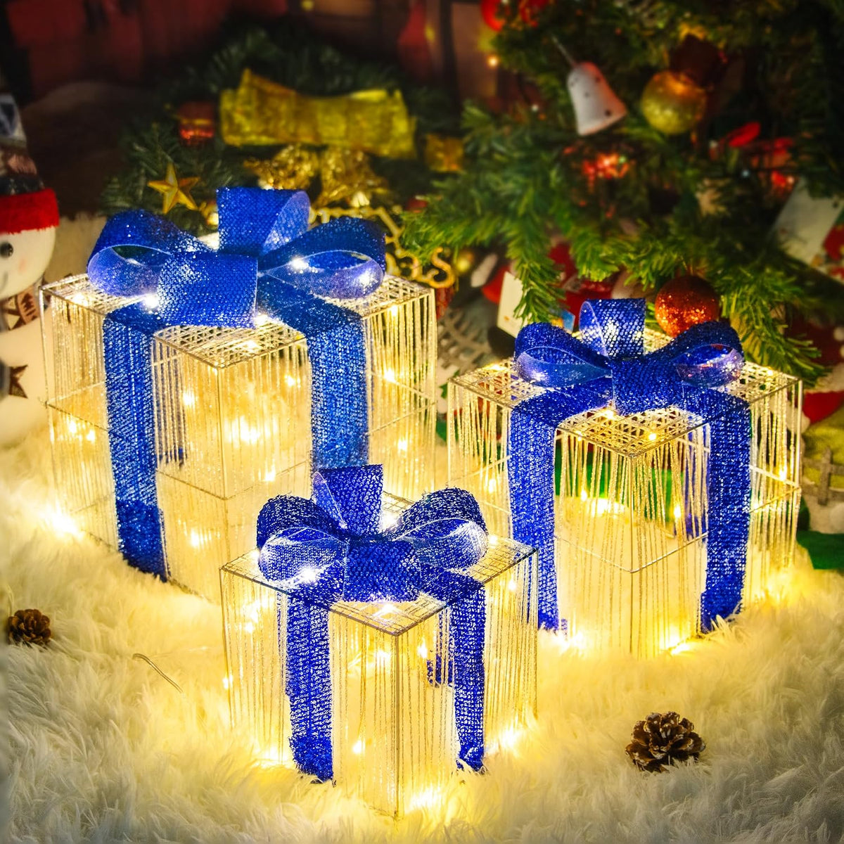 3-Piece Light Up Christmas Presents | USAGatherCo