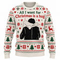 All I Want For Christmas Is A Hug Ugly Christmas Sweater | USAGatherCo