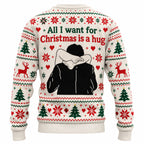 All I Want For Christmas Is A Hug Ugly Christmas Sweater, view 2