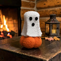 Crochet ghost pumpkin surprise reveal Halloween decor | USAGatherCo