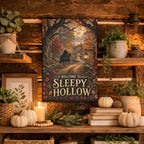 Sleepy Hollow Headless Horseman garden flag, view 4