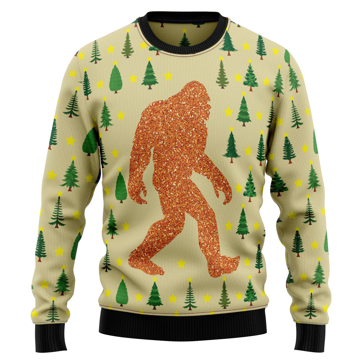 Bigfoot Sasquatch Ugly Christmas Sweater