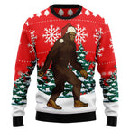 Bigfoot Ugly Christmas Sweater