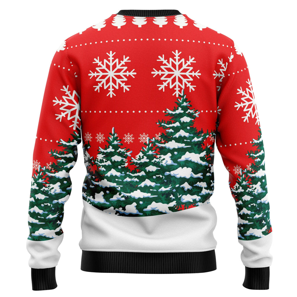 Bigfoot Ugly Christmas Sweater