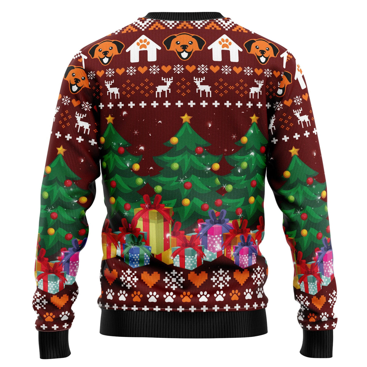 Cavalier King Charles Spaniel Pine Tree Ugly Christmas Sweater