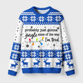 Christmas Jingle Song Funny Fuzzy Christmas Ugly Sweater