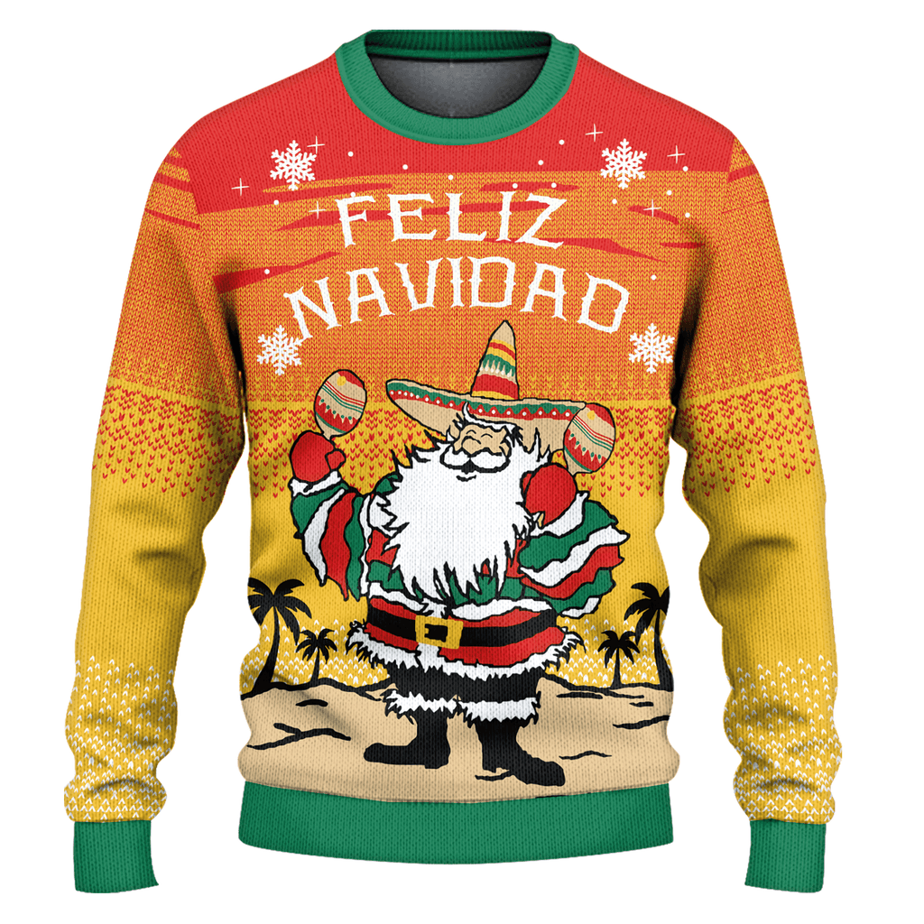 Feliz Navidad Ugly Christmas Sweater | USAGatherCo