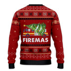 Firefighter Red Ugly Christmas Sweater