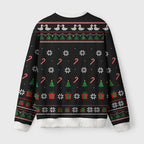Goose And Ghost Cat The Crazy Path To Success Fuzzy Christmas Ugly Sweater