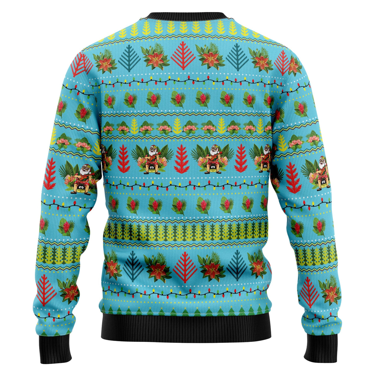 Hawaiian Christmas Santa Claus Ugly Christmas Sweater