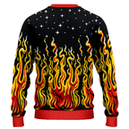 Heavy Metal Santa Ugly Christmas Sweater, view 2