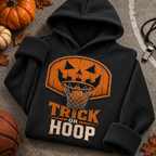 Trick Or Hoop Jack-o'-lantern Backboard Basketball T-Shirt, view 3