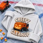 Creepy Cleanup Jack-o'-Lantern Zamboni Hockey T-Shirt, view 3