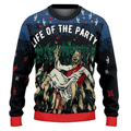 Jesus Life Of The Party Ugly Christmas Sweater | USAGatherCo