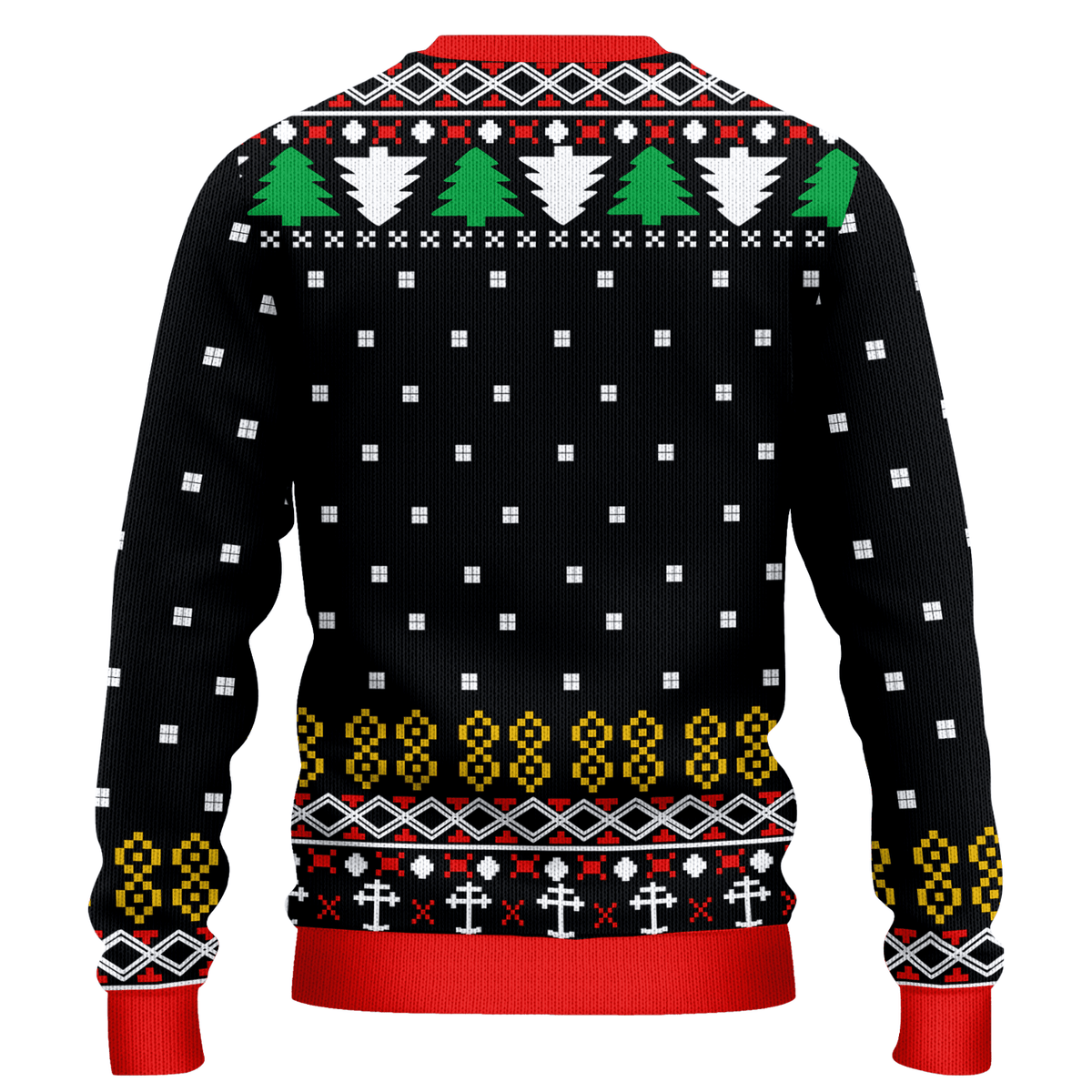 Jesus Six Seven Ugly Christmas Sweater, view 2