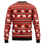 Lets Glow Polar Bear Ugly Christmas Sweater