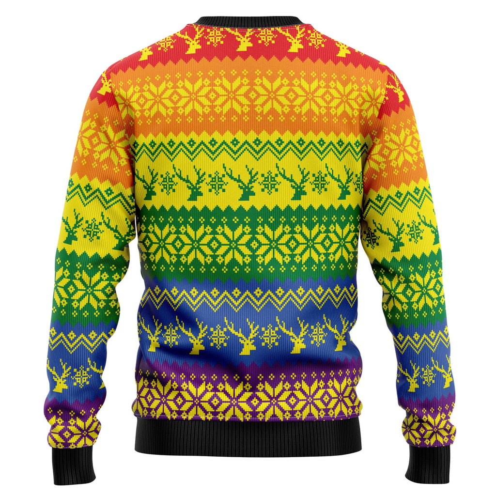 Lgbt Gay Pride Happy Holigays Ugly Christmas Sweater