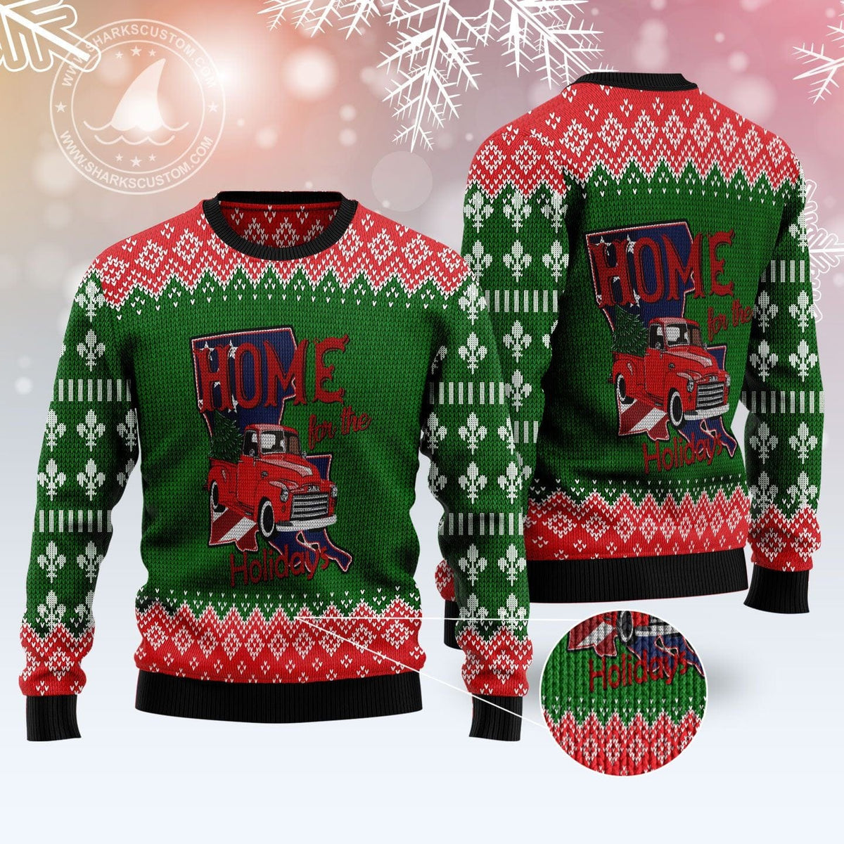 Merry Christmas Pug And Snowman Ugly Christmas Sweater