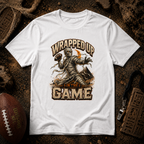 Wrapped Up In The Game Mummy Quarterback Football T-Shirt, view 2