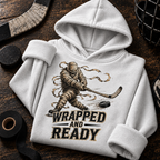 Wrapped And Ready Mummy Slapshot Hockey T-Shirt, view 3