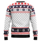 Naughty List Cat Meow Ugly Christmas Sweater