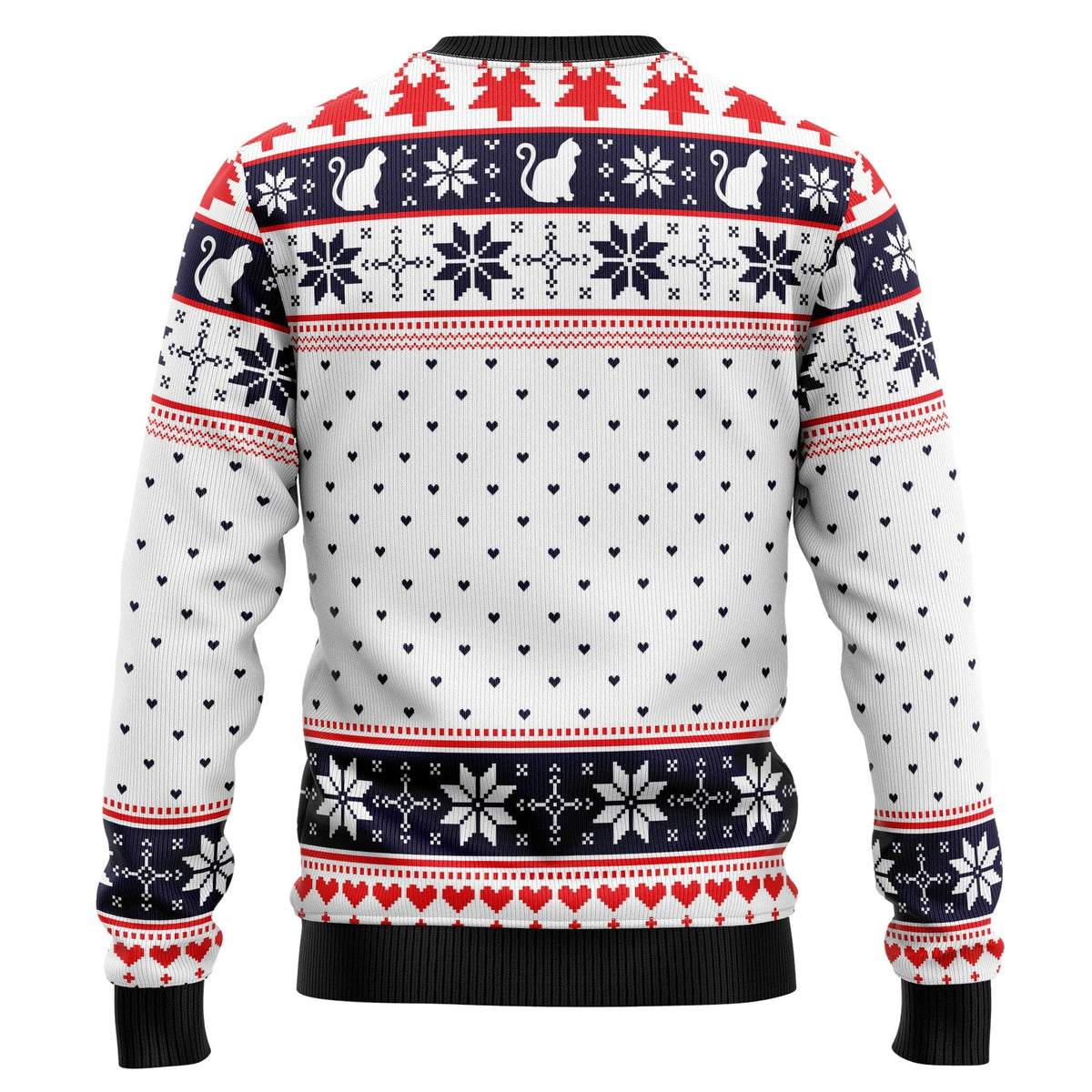Naughty List Cat Meow Ugly Christmas Sweater