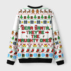 Naughty Ones Christmas Fuzzy Christmas Ugly Sweater