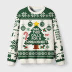Office Christmas Fuzzy Christmas Ugly Sweater