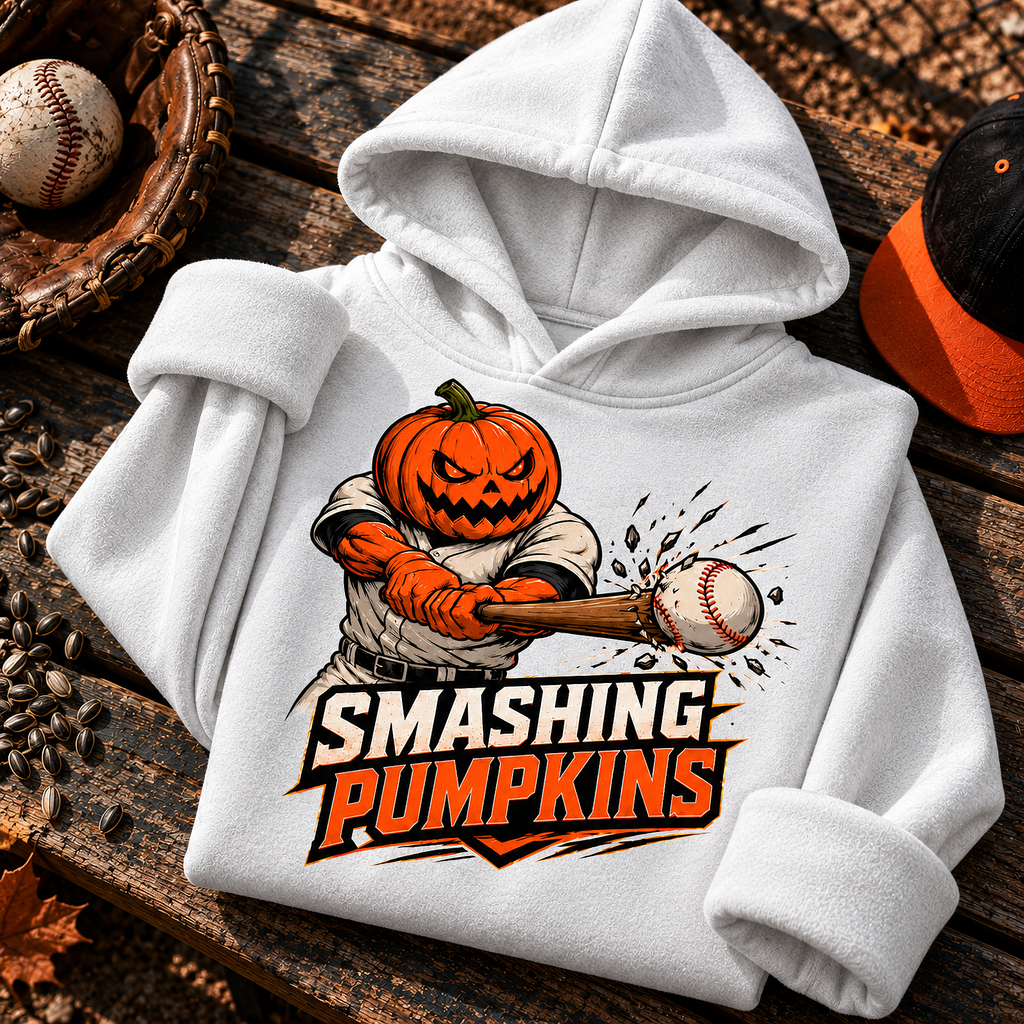 Pumpkin Batter Baseball T-Shirt, view 3
