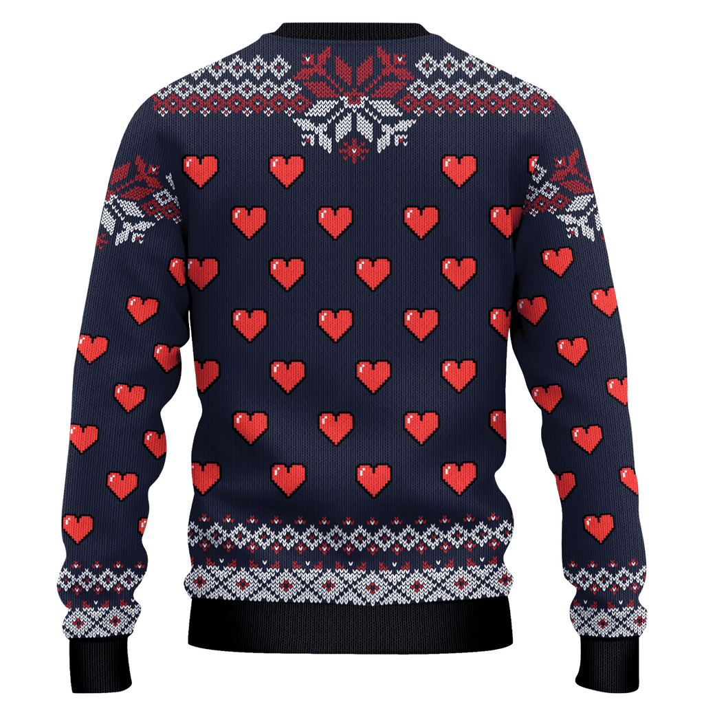 Santa And Bigfoot Are A Couple Ugly Christmas Sweater