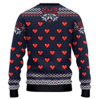 Santa And Bigfoot Are A Couple Ugly Christmas Sweater