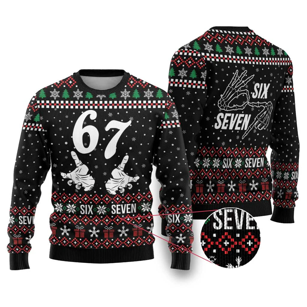Six Seven 2026 Special Ugly Christmas Sweater, view 3