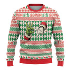 Six Seven Hand Funny Ugly Christmas Sweater | USAGatherCo