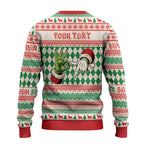 Six Seven Hand Funny Ugly Christmas Sweater, view 2