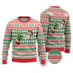 Six Seven Hand Funny Ugly Christmas Sweater, view 3