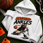 Breaking Ankles Skeleton Crossover Basketball T-Shirt, view 3