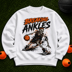 Breaking Ankles Skeleton Crossover Basketball T-Shirt, view 2