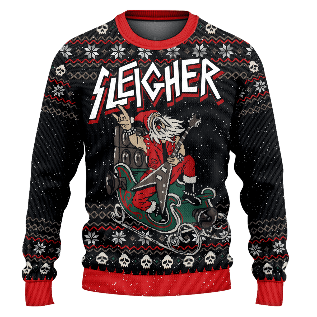 Sleigher Santa Ugly Christmas Sweater | USAGatherCo