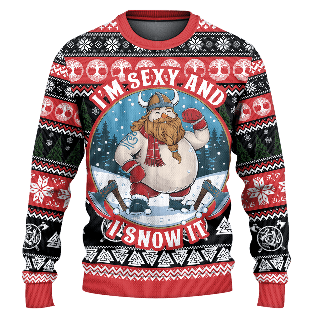Viking I'm Sexy and I Snow It Ugly Christmas Sweater
