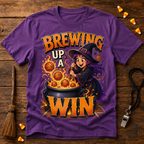 Brewing Up A Win Witch's Cauldron Court Basketball T-Shirt | USAGatherCo