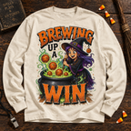 Brewing Up A Win Witch's Cauldron Court Basketball T-Shirt, view 2