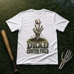 Dead Center Field Zombie Outfielder Baseball T-Shirt | USAGatherCo